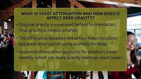 What Is Yeast Attenuation And How Does It Affect Beer Gravity? - The Pint Guy