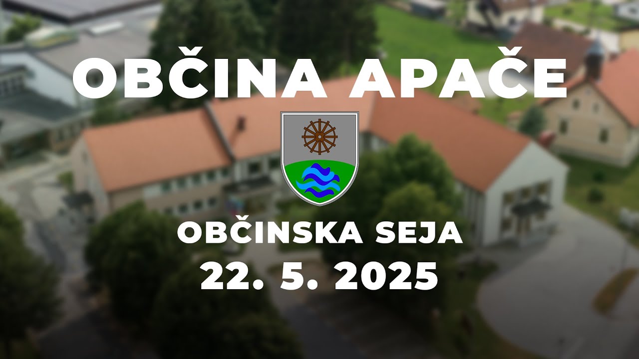 Občina Apače - 8. IZREDNA SEJA OBČINSKEGA SVETA OBČINE APAČE (22. 5. 2025)