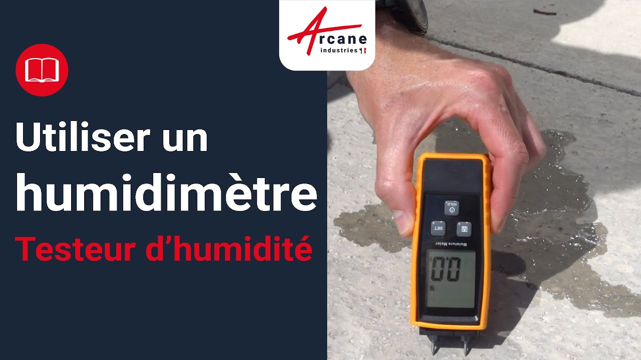 Keyohome Humidimètre numérique 9 V avec indicateur d'humidité, testeur  d'humidité, professionnel hygromètre, bois, humidité, portable, appareil à