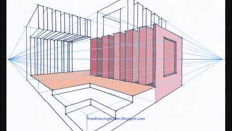 Draw a box : Draw objects 30 ... complex objects in a two point perspective.. digital colouring.