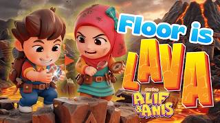 Alif Anis | Floor Is Lava | Spring Break Special | Activity At Home, School Is Off! Durioo Originals