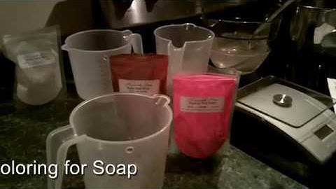 How to Make a True Red Color in Cold Process Soap using Micas