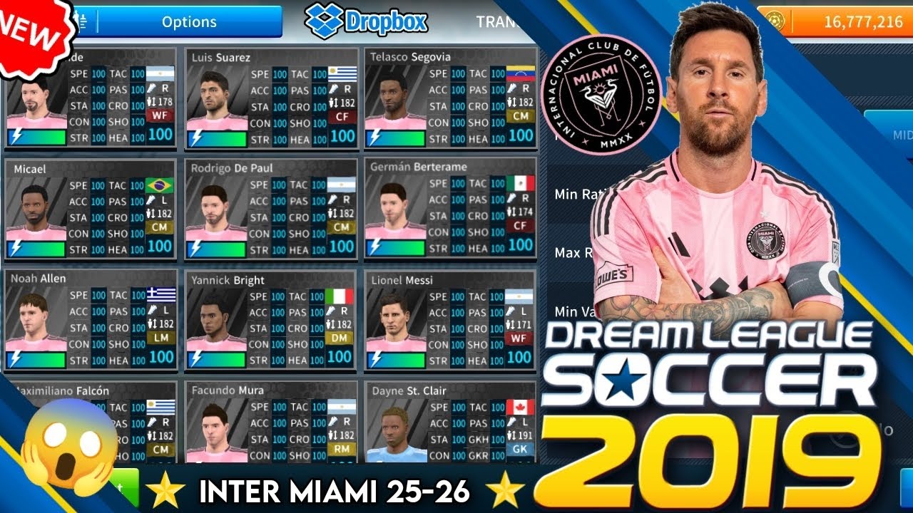 😱How To Get Inter Miami CF 2025-2026 Season Team (with Lionel Messi) In Dream League Soccer 2019🇺🇸