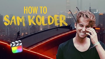 How to make Sam Kolder building fade transition - FCPX Tutorial (no plugins)