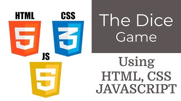 Project for Web Development - The Dice Game | Using HTML, CSS, JAVA SCRIPT | | The Developer Guy