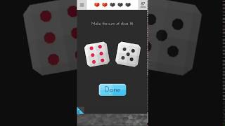Tricky Test 2 level 107 Make the sum of dices 18 Walk-through