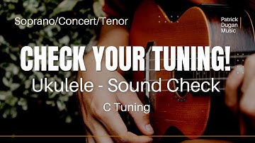 How To Tune The Ukulele | C Tuning | Ukulele Tuner