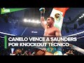 Saúl 'El Canelo' Álvarez vence a Billy Joe Saunders