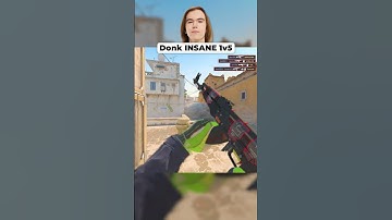 DONK INSANE 1v5 Ace Clutch on FACEIT #shorts  #cs2