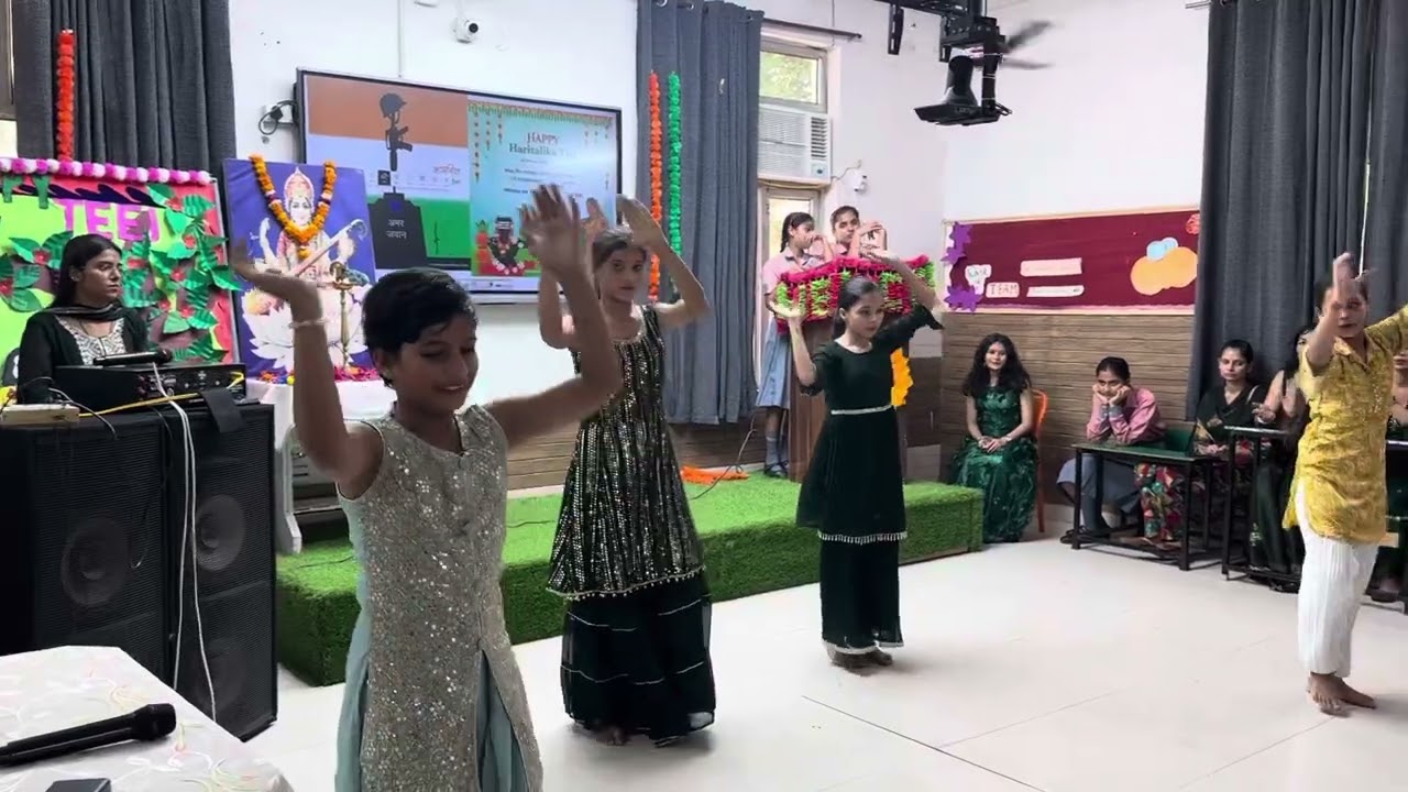 Teej Special 🔥🔥|| Sure60School || #school #preshool #SDM PUBLIC SCHOOL || 