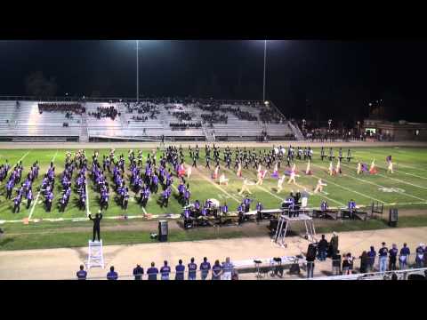 Amador Valley High School marching band @ Modesto Invitational 10/9/10 - "American Voices"