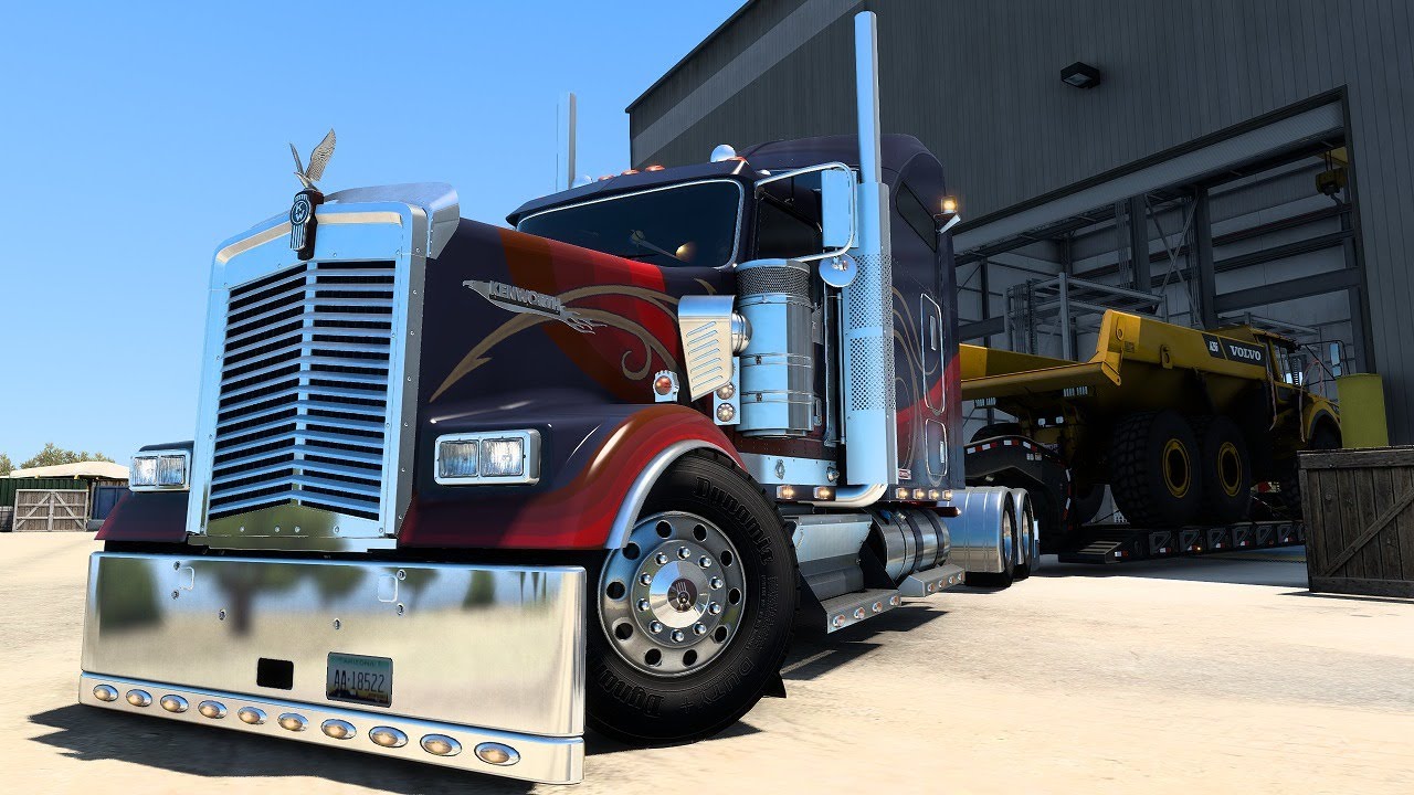 Kenworth W900 86' Studio Sleeper 600hp｜【ATS 】American Truck Simulator｜Vanilla Map＃16