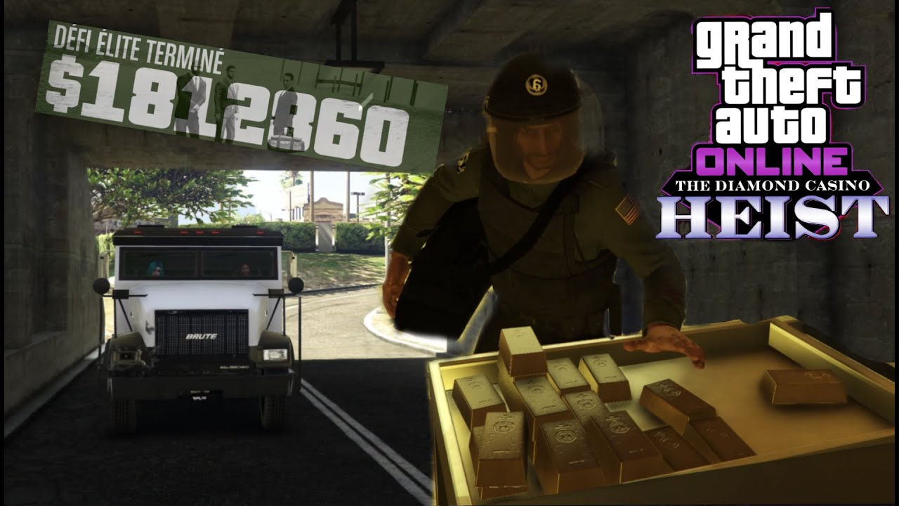 BRAQUAGE du CASINO avec DEFI ELITE en 2025 (ruse) - GTA online