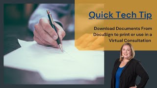 Quick Tech Tip- How To Download Docs From DocuSign