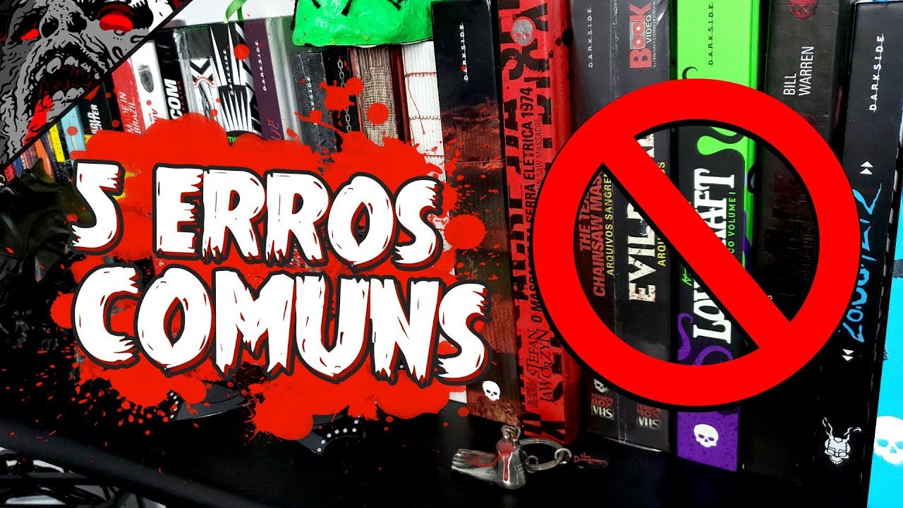 5 ERROS DE ESCRITORES INICIANTES DE TERROR