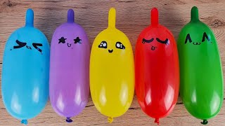 Slime With Funny Colorful Balloons ! Satisfying Slime Videos ! Part 282