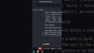 EDITAR ARQUIVOS COM PYTHON #python #coding #aprendizagem #backend #code #programming #javascript