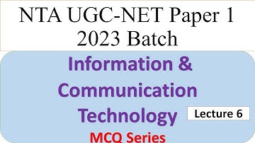 UGC NTA NET - MCQ