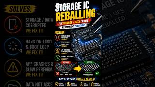 Mobile storage IC reballing guide step by step repair #trending #viral #shorts