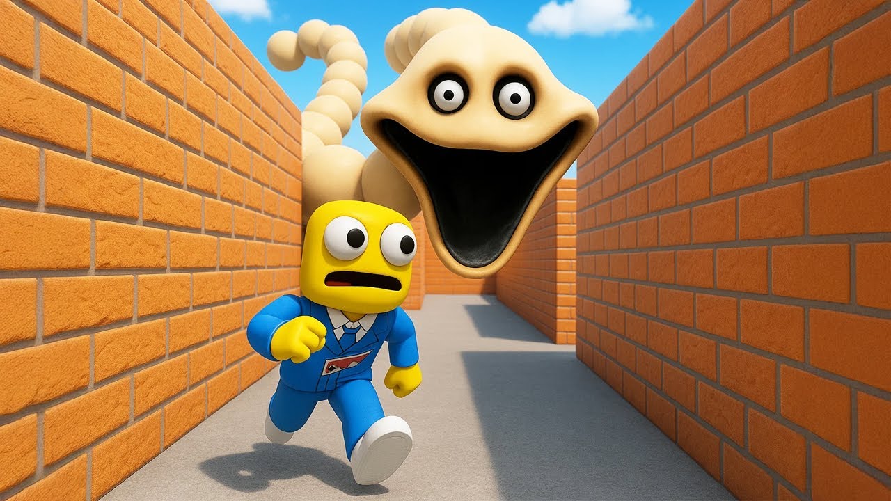 Oda doit ECHAPPER au HUNGRY Worms ENORME moche avec odette dans le labyrinthe