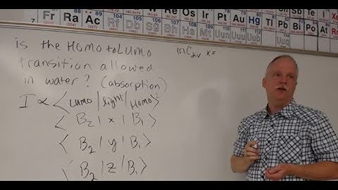 Assigning Mulliken Notations and Selection Rules L10 4448