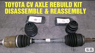 Toyota CV Axle Dissambley & Reassemble