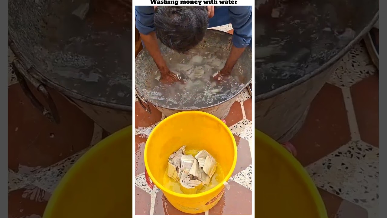 Washing money with water//MSD Survey 