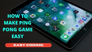 How to make a PONG GAME easy | Coding using P5.js Web editor | By Vinayak | create Ur Game ☺️