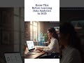 If You’re Learning Data Analytics in 2026, Watch This! 🚀 #shorts