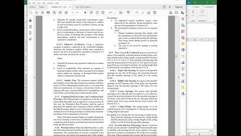 Minimum IAQ Performance Calculator