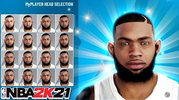 *NEW* BEST DRIPPY COMP FACE CREATION in NBA2K21! BEST FACE CREATION TUTORIAL! LOOK LIKE A SNAGGER!