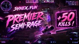 #cs2 | PREMIER SEMI-RAGE | 50 KILLS DOMINATION  THE BEST EXTERNAL SEMI-RAGE | ft.synex.fun