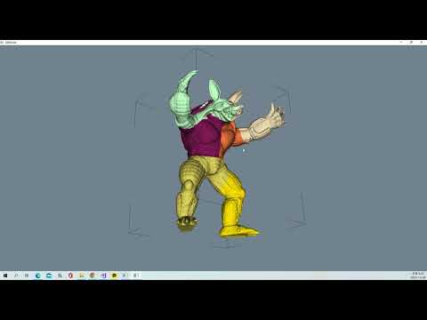 VTK Example - OBBDicer  Armadillo  - Cxx