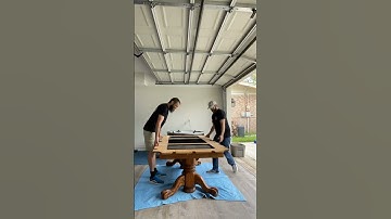How to assemble pool tables