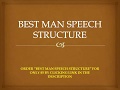 Best Man Speech Structure chrome extension