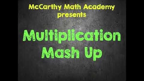 Multiplication mashup