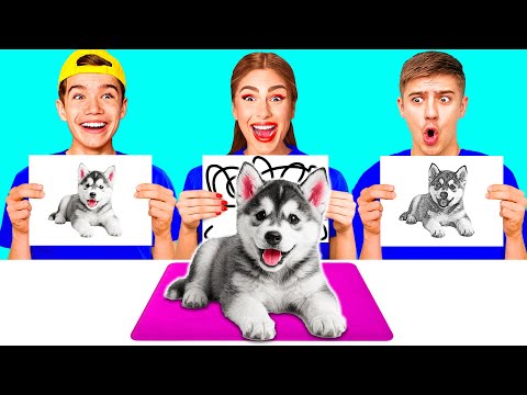 КТО ЛУЧШЕ НАРИСУЕТ ПРЕДМЕТ, ПОЛУЧИТ ЕГО ЧЕЛЛЕНДЖ !