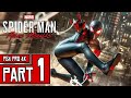 SPIDER-MAN: Miles Morales Walkthrough PART 1 (4K) Full Game Gameplay No Commentary