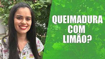 Quanto tempo leva para curar queimadura de limão?