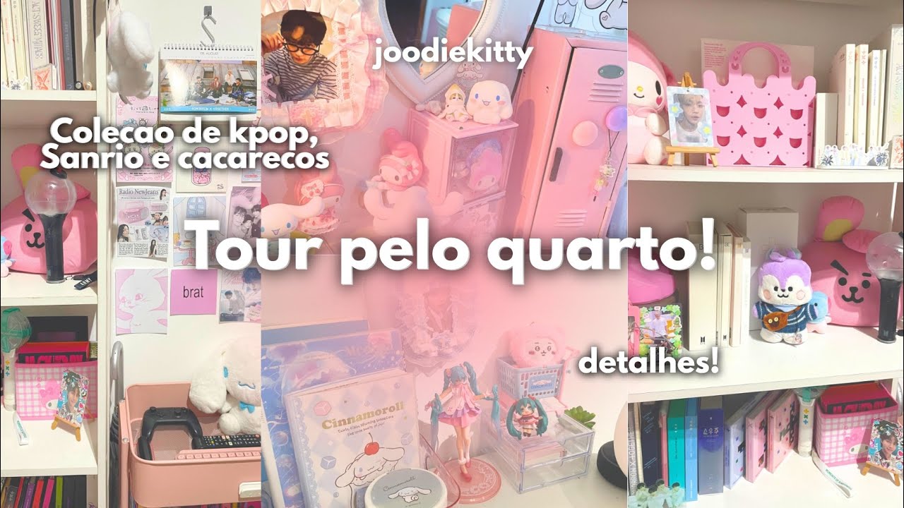 tour pelo meu quarto 🍥 updated + detalhes - joodiekitty