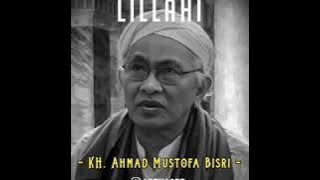 Lillahi | Sinau1menit | KH. Ahmad Mustofa Bisri (Gus Mus) | Story Whatsapp