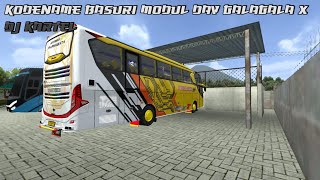 review kodename basuri modul DAV  galagala X Dj kartel|#bussid #kodenamebasuri #kodenamebussid