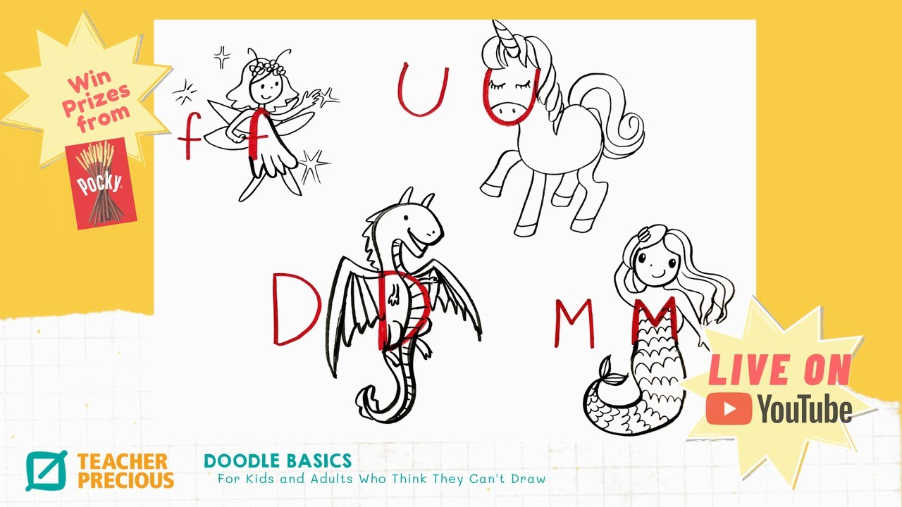 People Drawn Using Letters Drawing Fantasy Characters from Letters! - YouTube