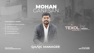 Mr. Mohan Ganesh – QA/QC Manager.