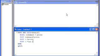 Assessing Regression Models in SAS