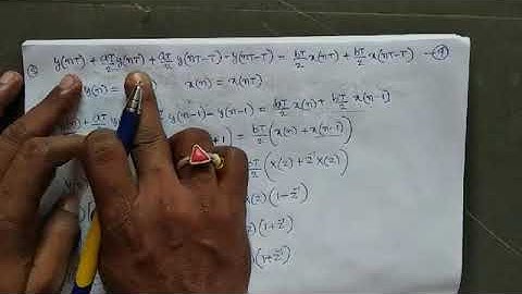 DSP(ECE/EEE) - DESIGN OF IIR FILTER USING BILINEAR TRANSFORMATION TECHNIQUE