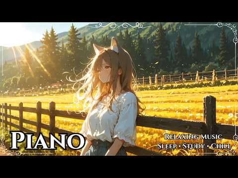 The Summer That Never Ends 🌾 Relaxing Anime Piano & Healing Ambient Music