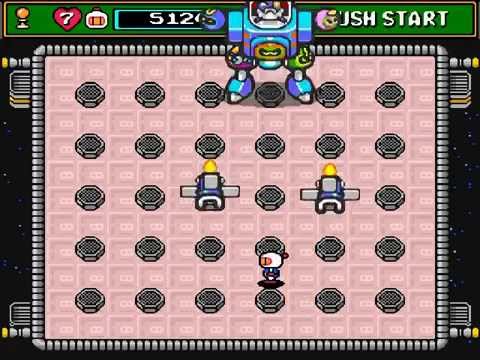 Super Bomberman 3: Normal Game: Final Boss & Ending (Bagura's Last  Stand?) 