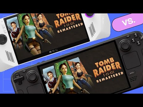 ROG Ally v Steam Deck OLED: Tomb Raider I-III Remastered - The Winner Is…