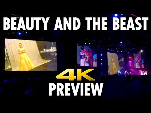 Beauty and the Beast at D23 Expo 2017 ~ Disney Dream Preview ~ Disney Cruise Line [4K Ultra HD]